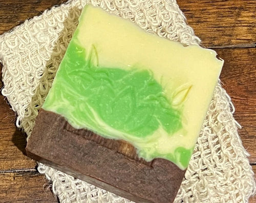 Exfoliating Beef Tallow Bar Soap - Coconut Lime Vanilla